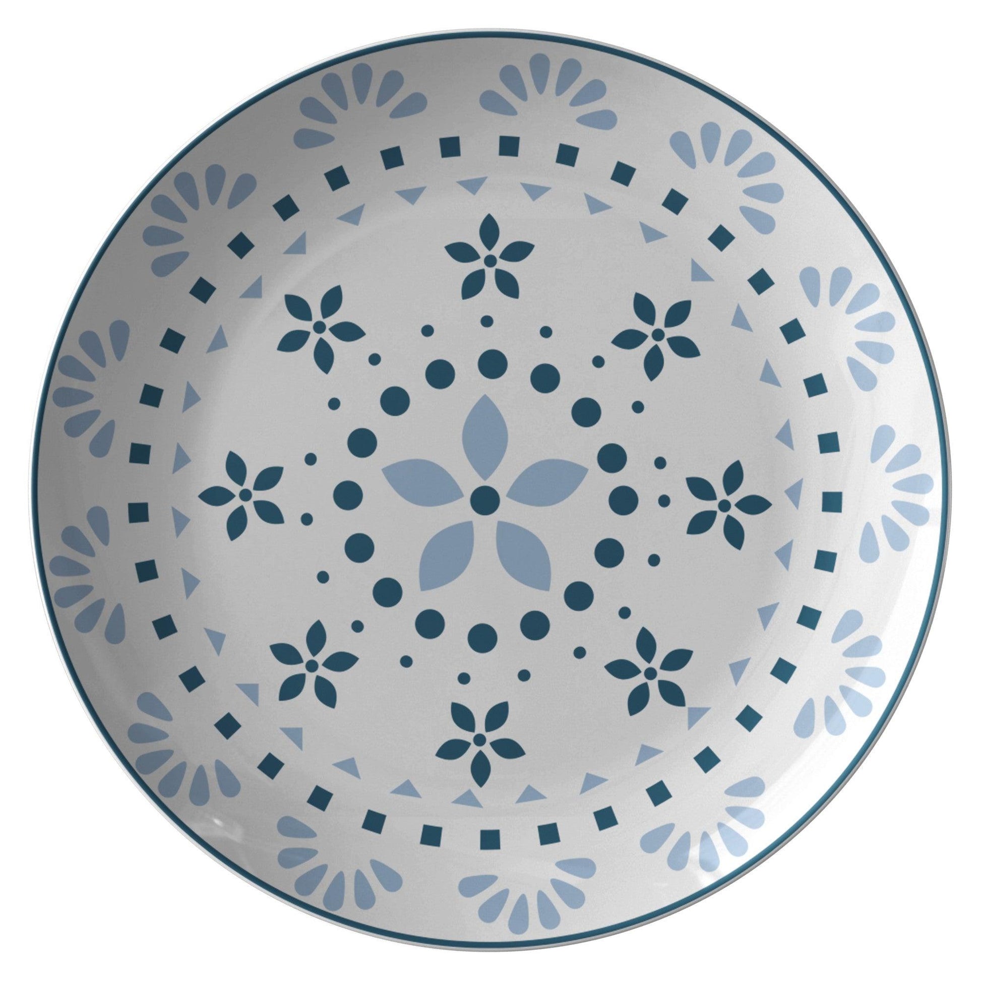 Mediterranean Blue Plate - GroveWisdom