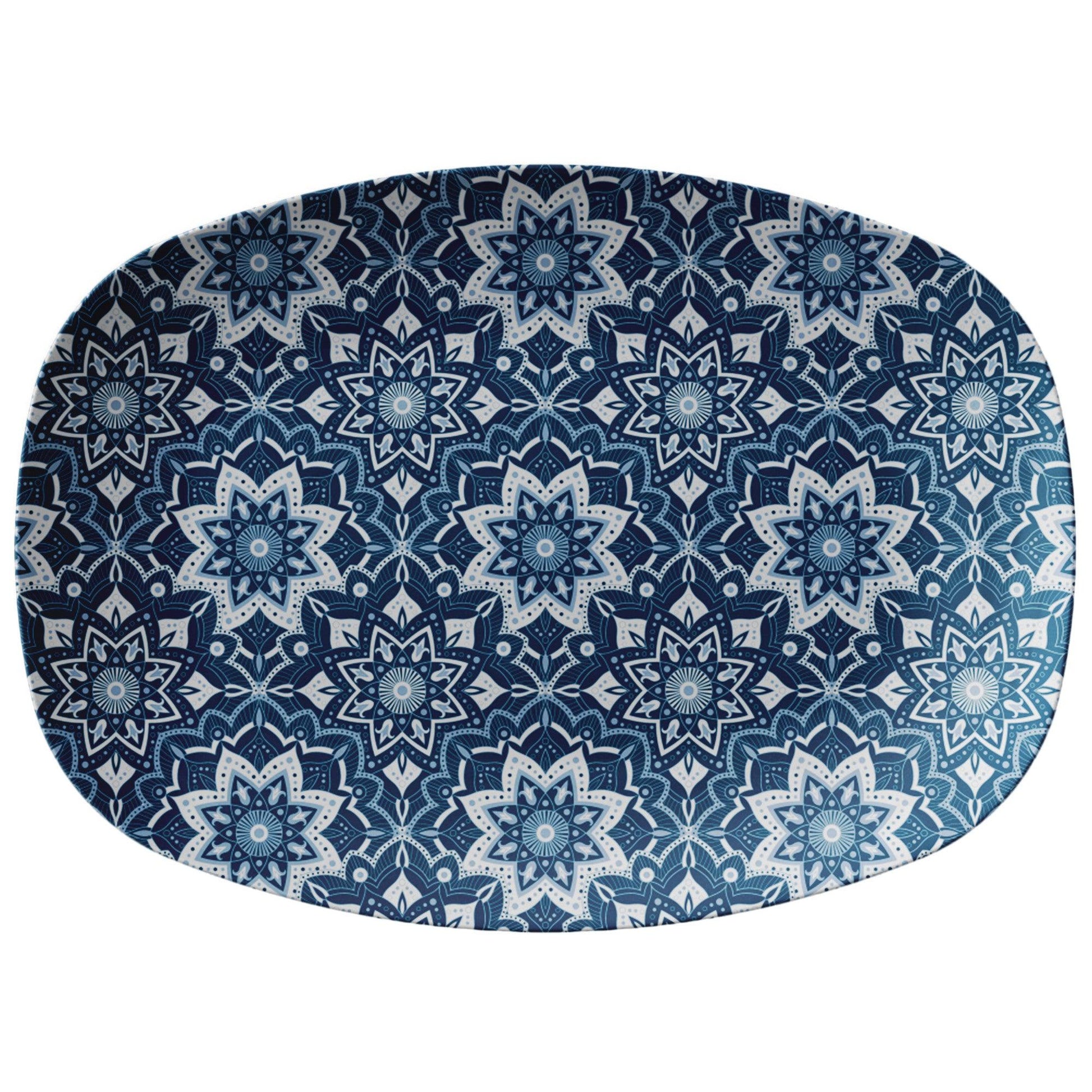 Mediterranean Blue Platter - GroveWisdom