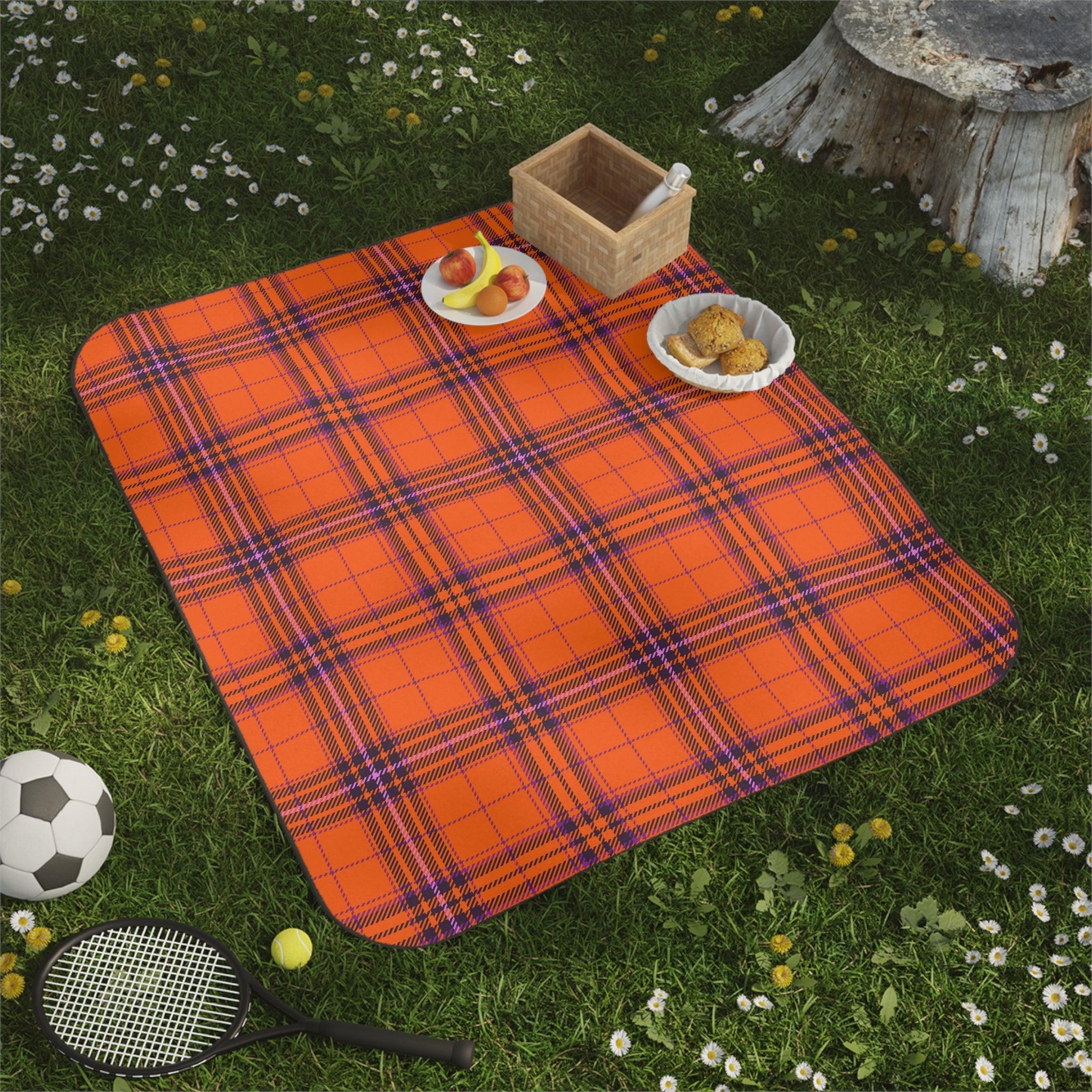 Red tartan picnic blanket sale