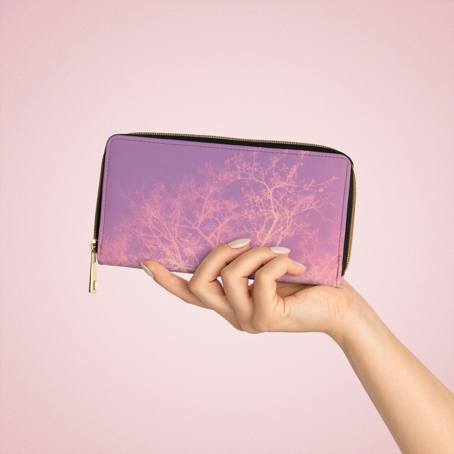 Pink Branches Wallet - GroveWisdom