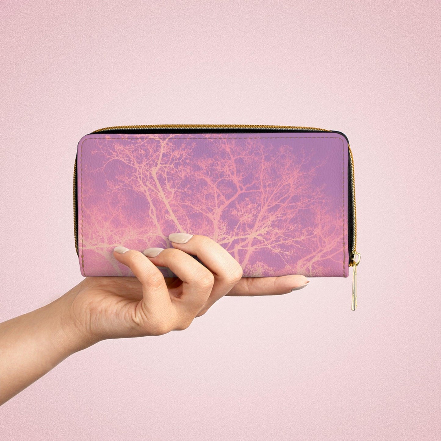 Pink Branches Wallet - GroveWisdom