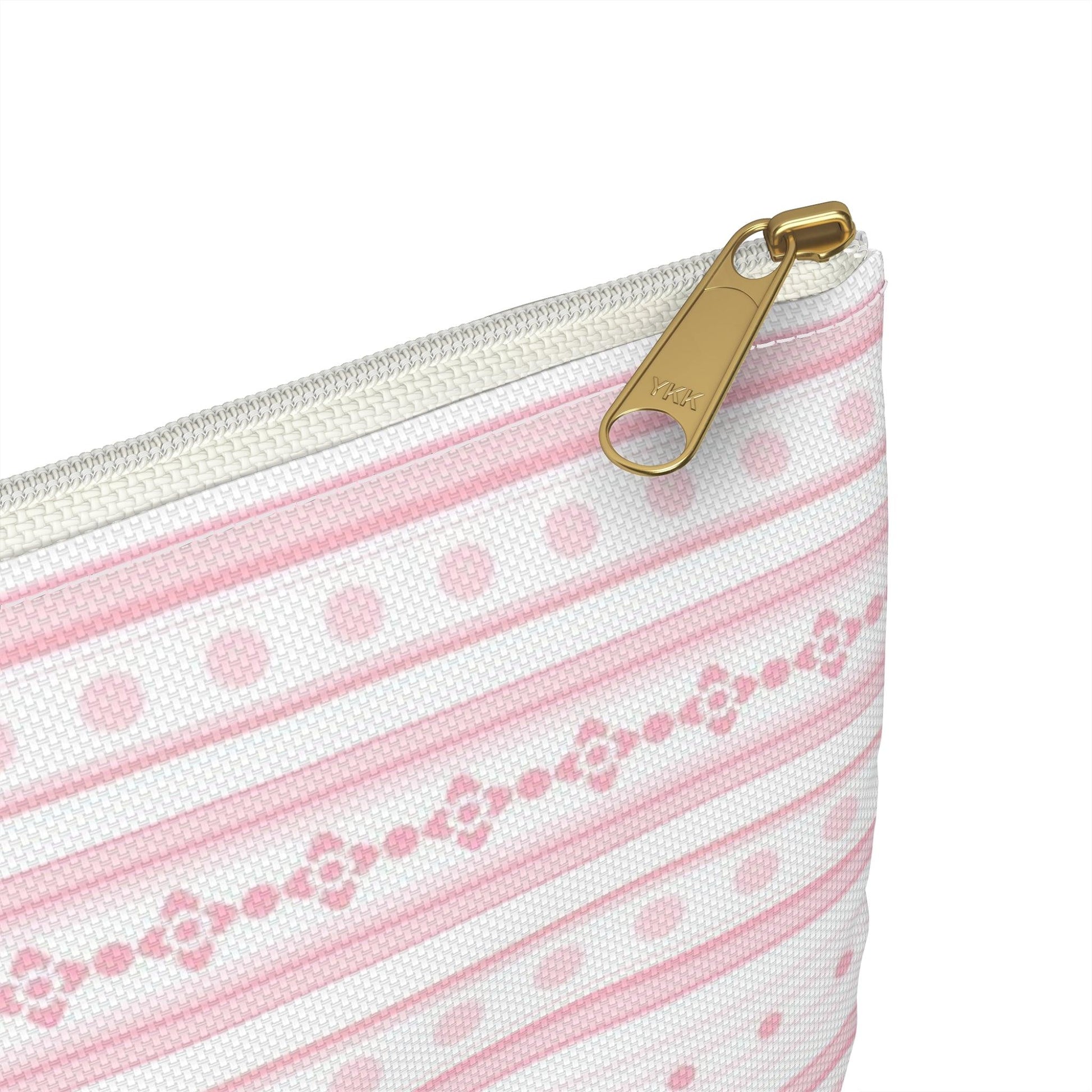 Pink Stitches Accessory Pouch - GroveWisdom