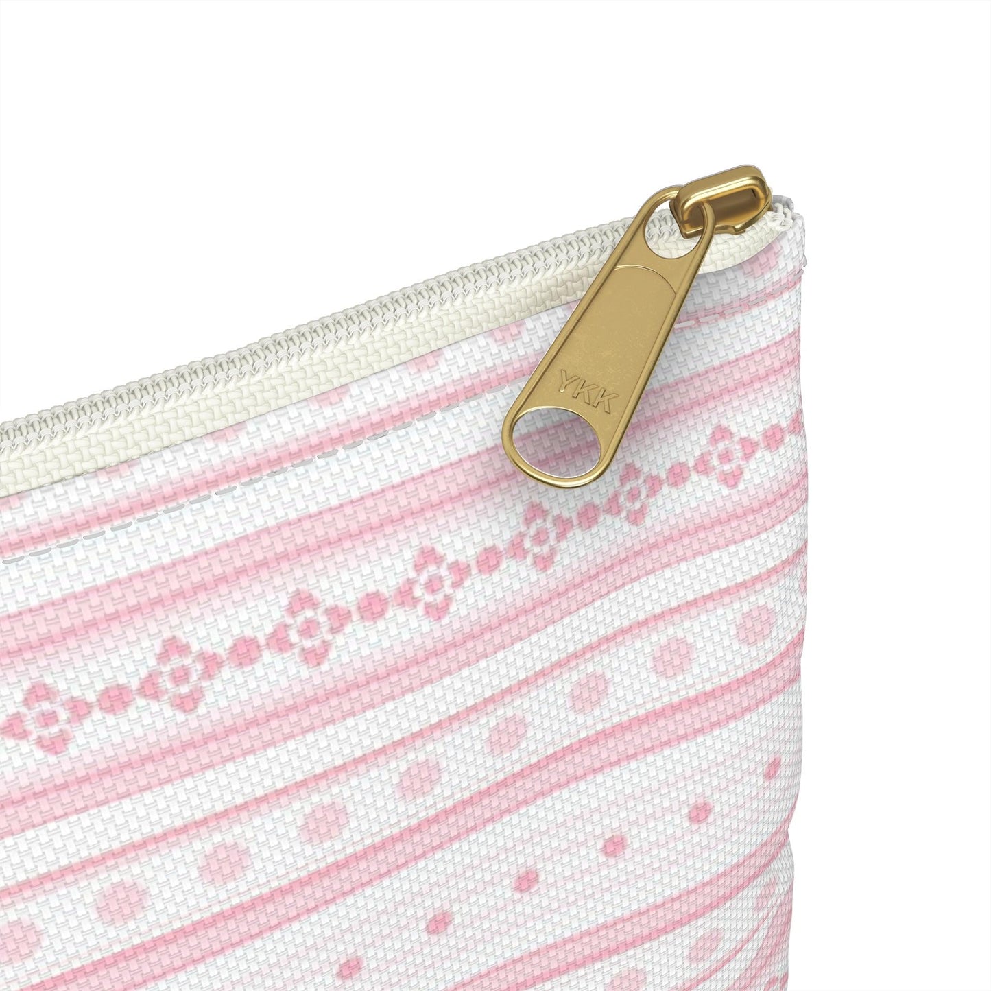 Pink Stitches Accessory Pouch - GroveWisdom