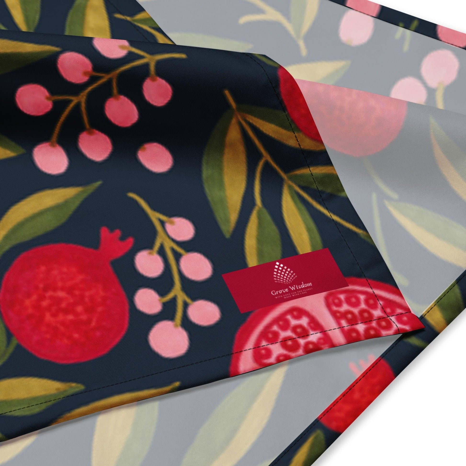 Pomegranate Bandana - GroveWisdom