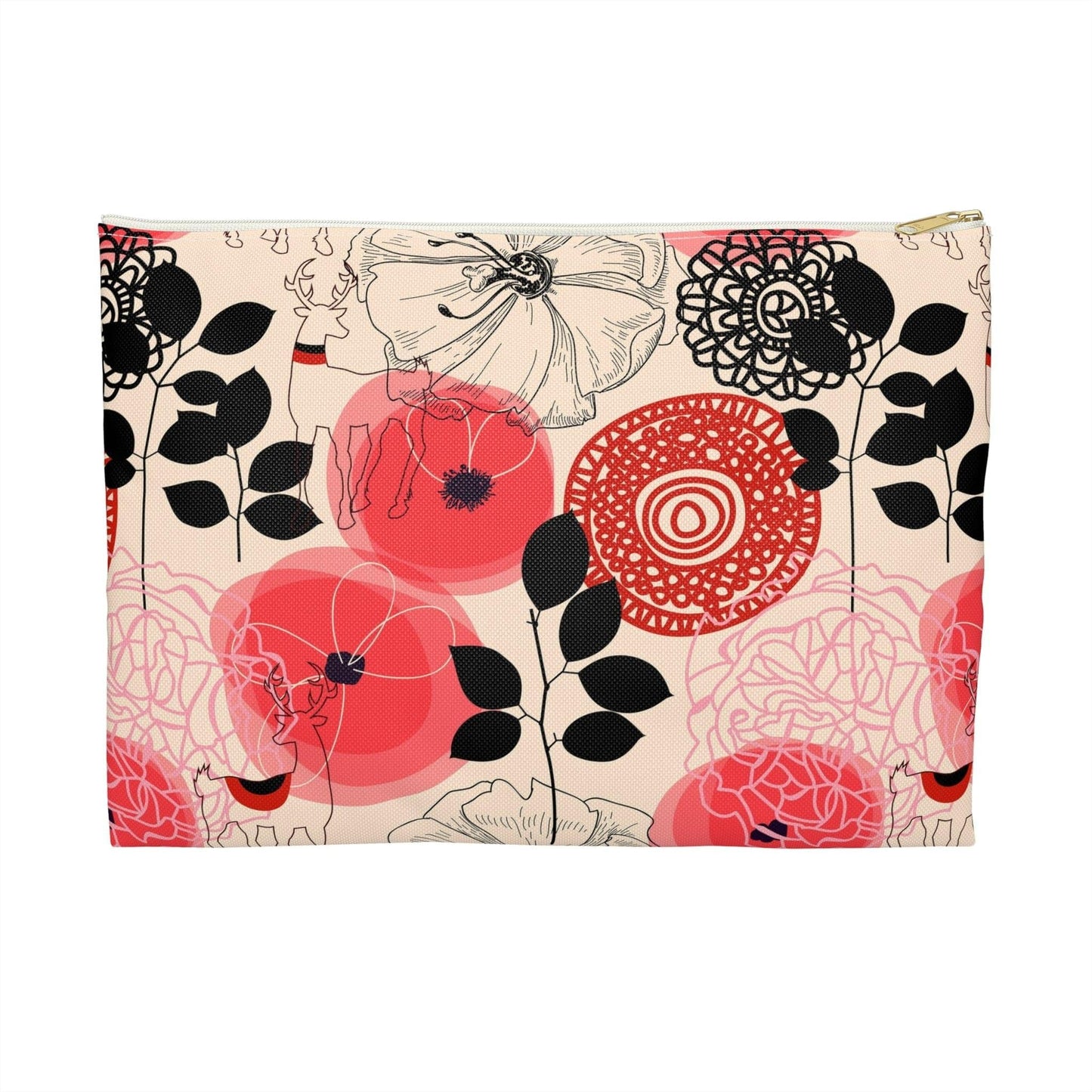 Poppies Accessory Pouch - GroveWisdom