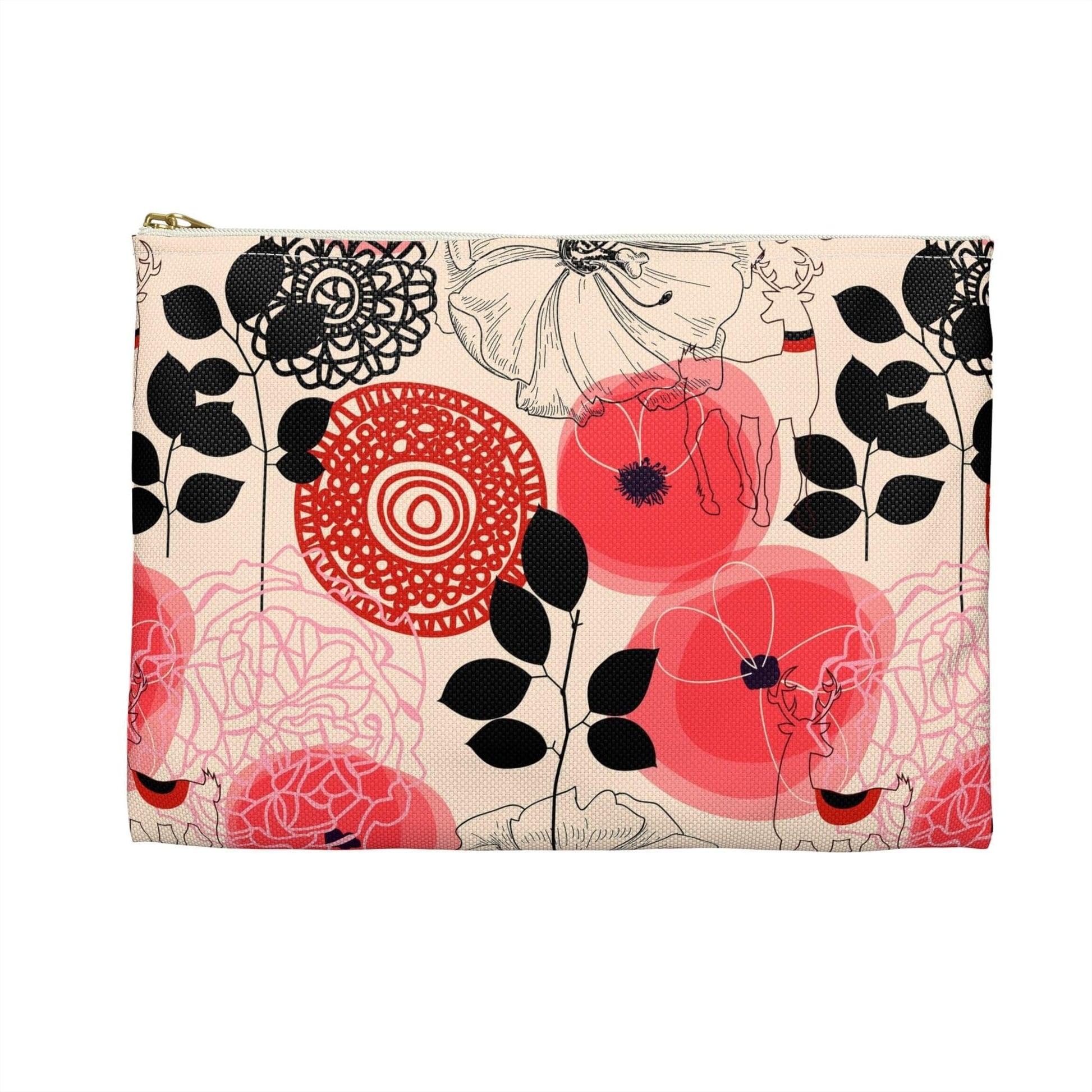 Poppies Accessory Pouch - GroveWisdom