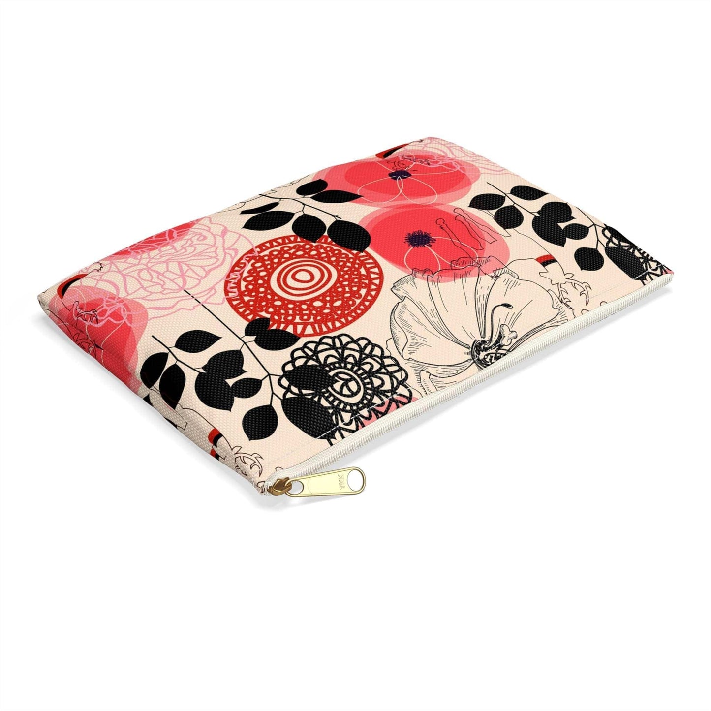 Poppies Accessory Pouch - GroveWisdom