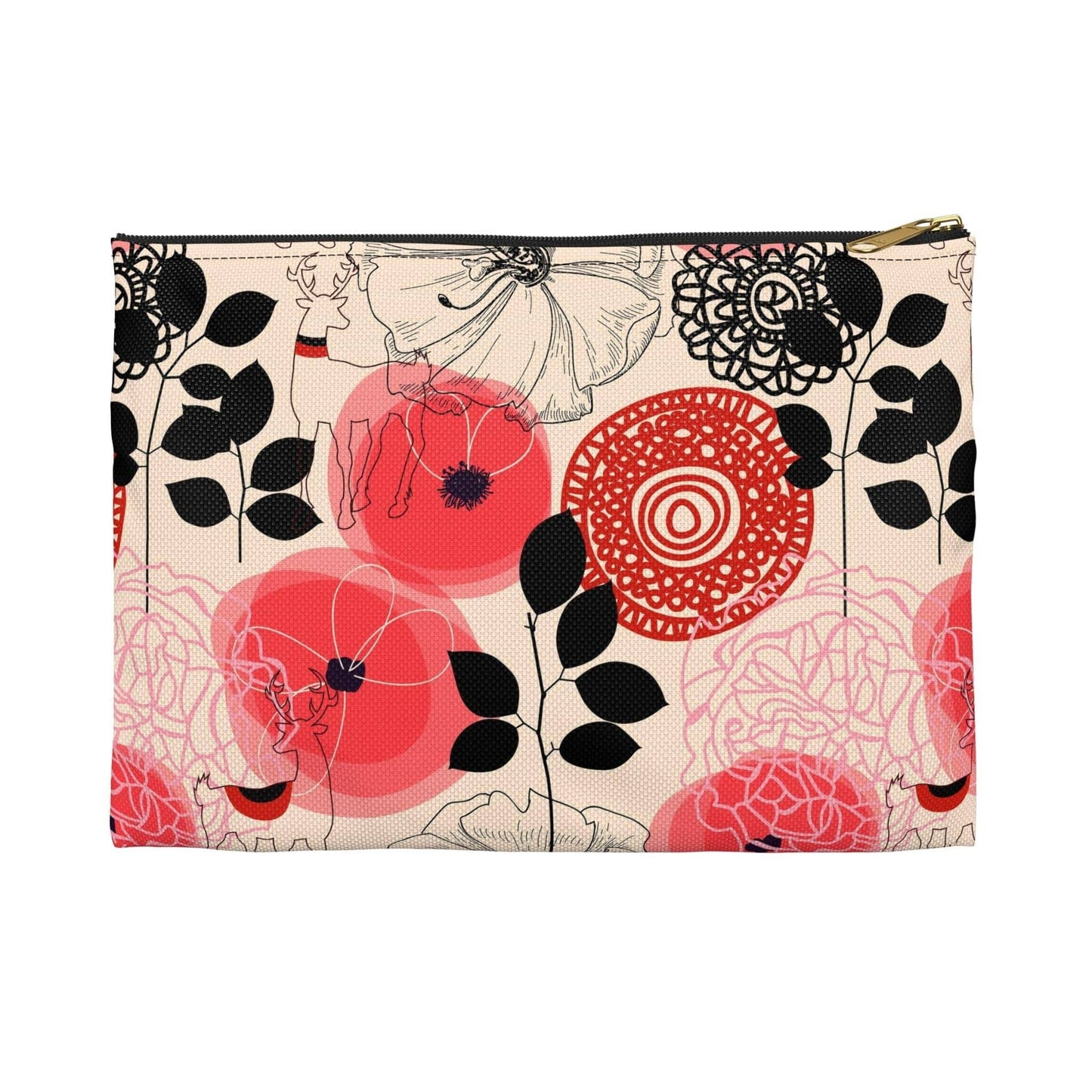 Poppies Accessory Pouch - GroveWisdom