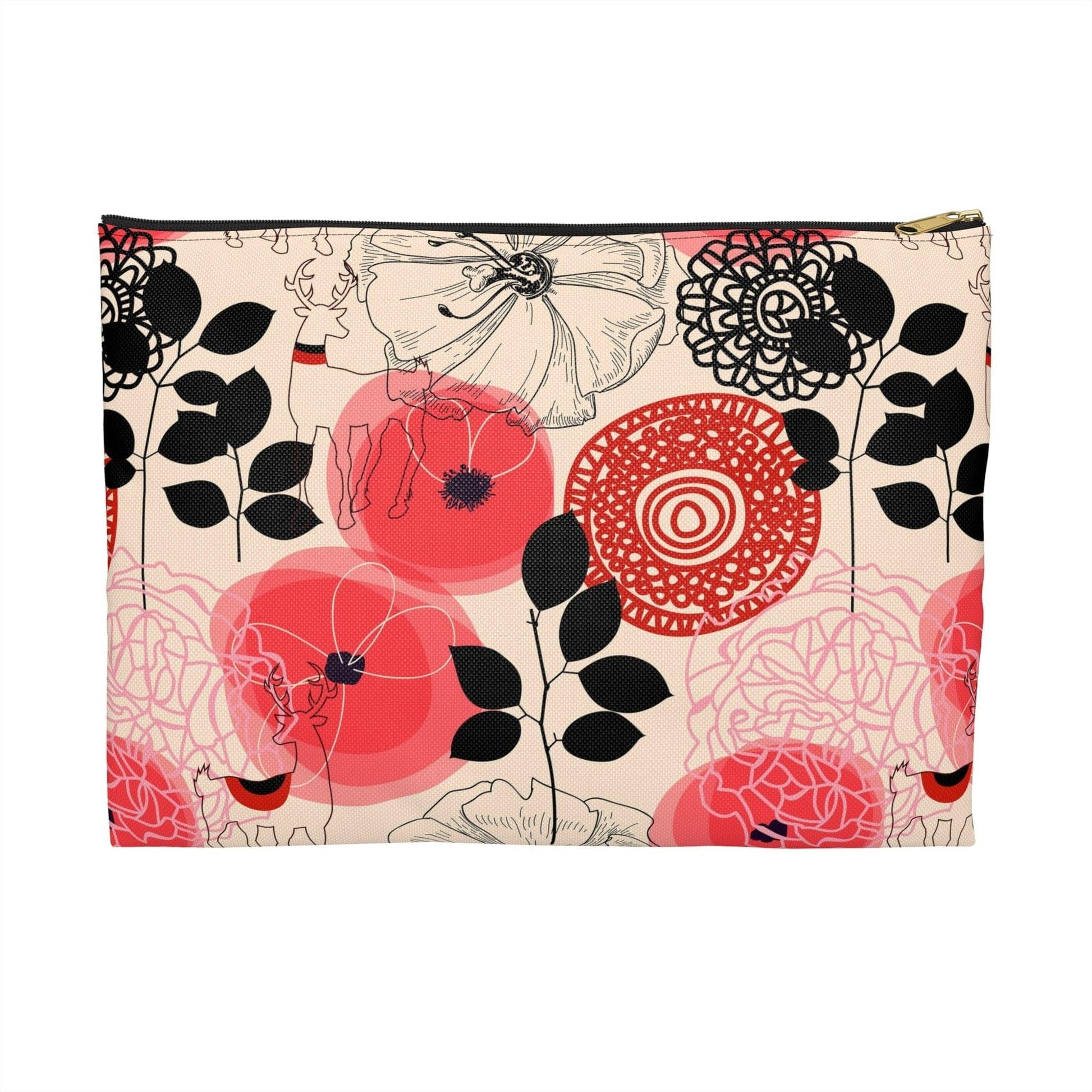 Poppies Accessory Pouch - GroveWisdom