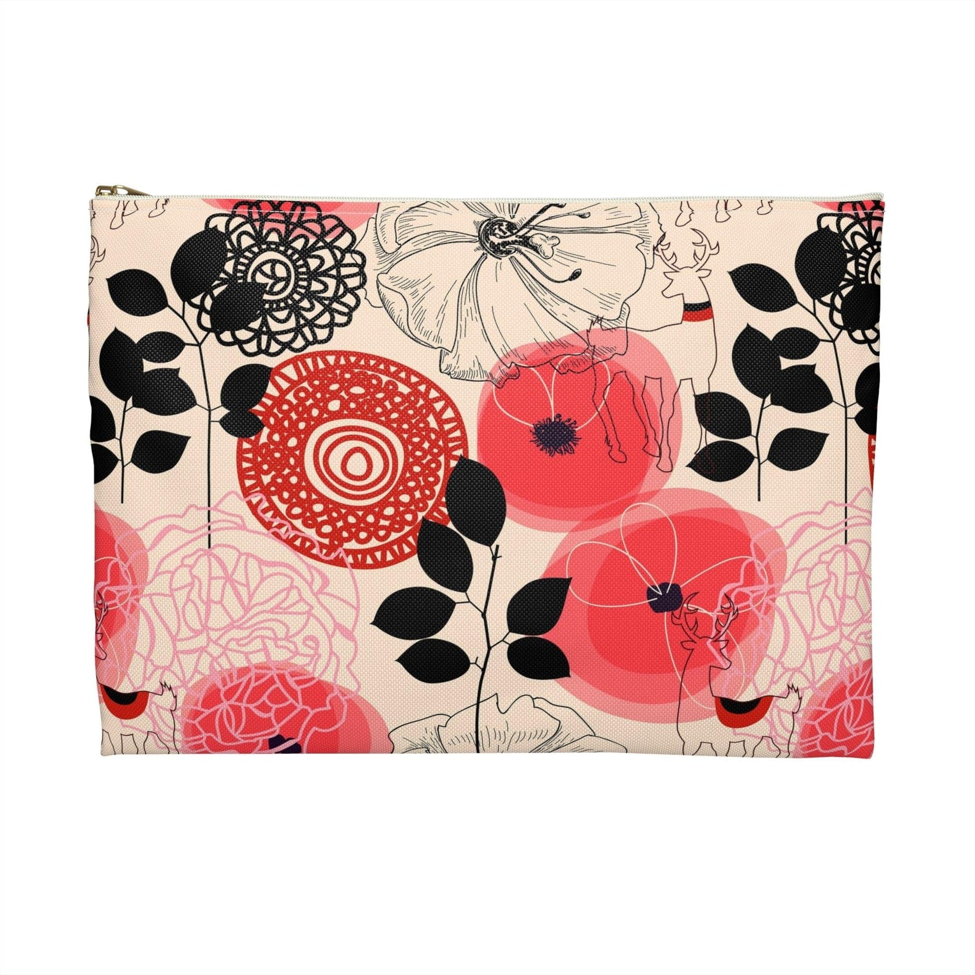 Poppies Accessory Pouch - GroveWisdom