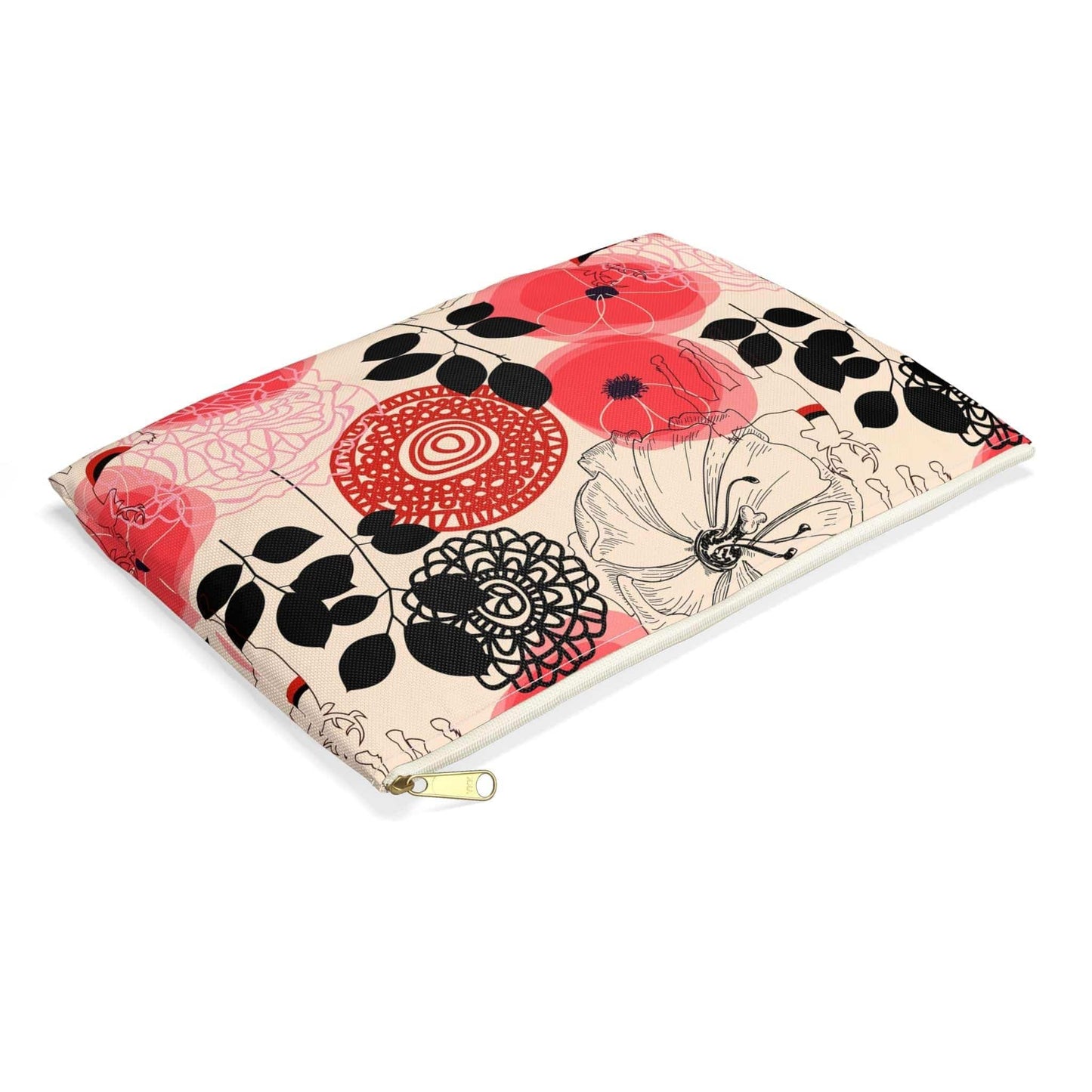 Poppies Accessory Pouch - GroveWisdom