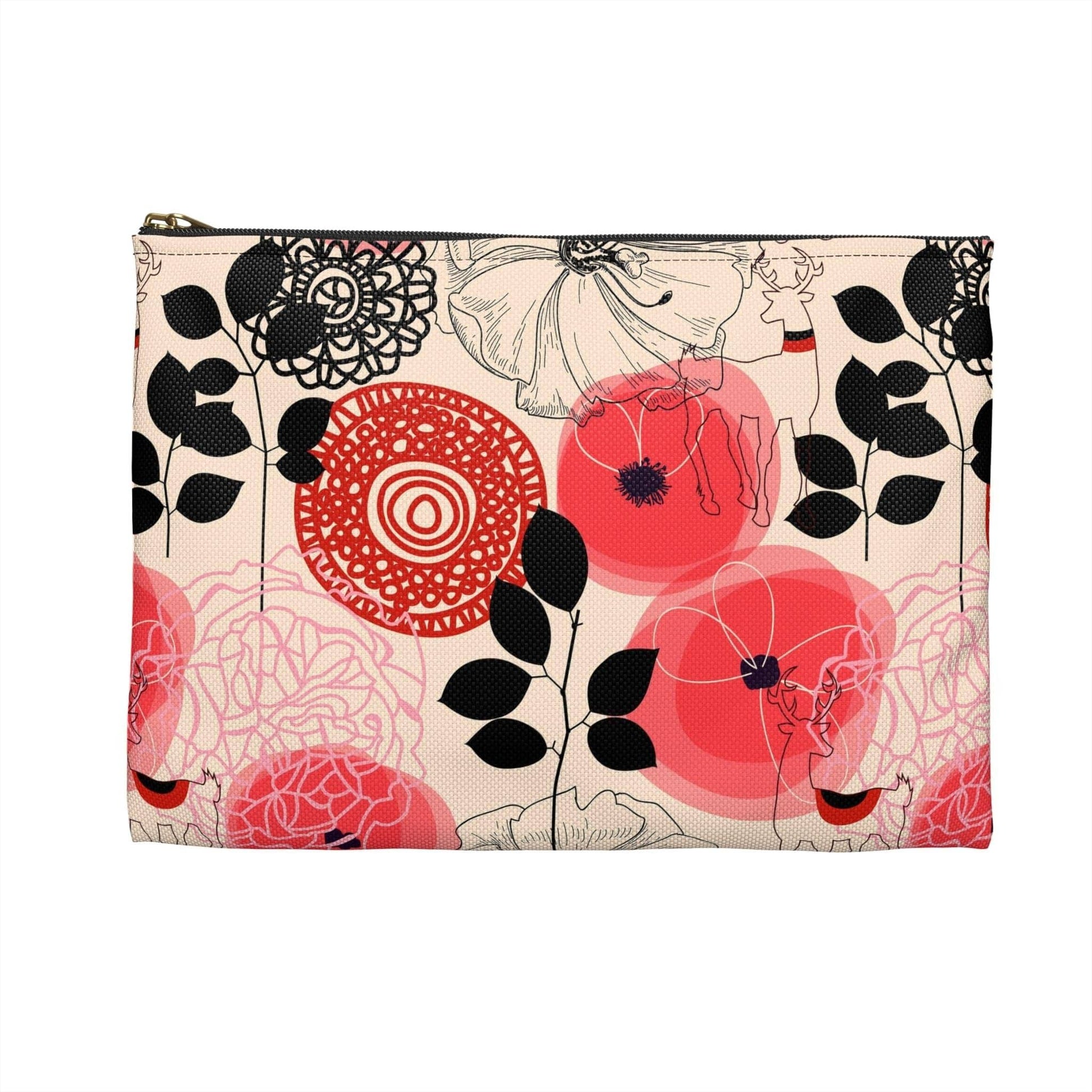 Poppies Accessory Pouch - GroveWisdom