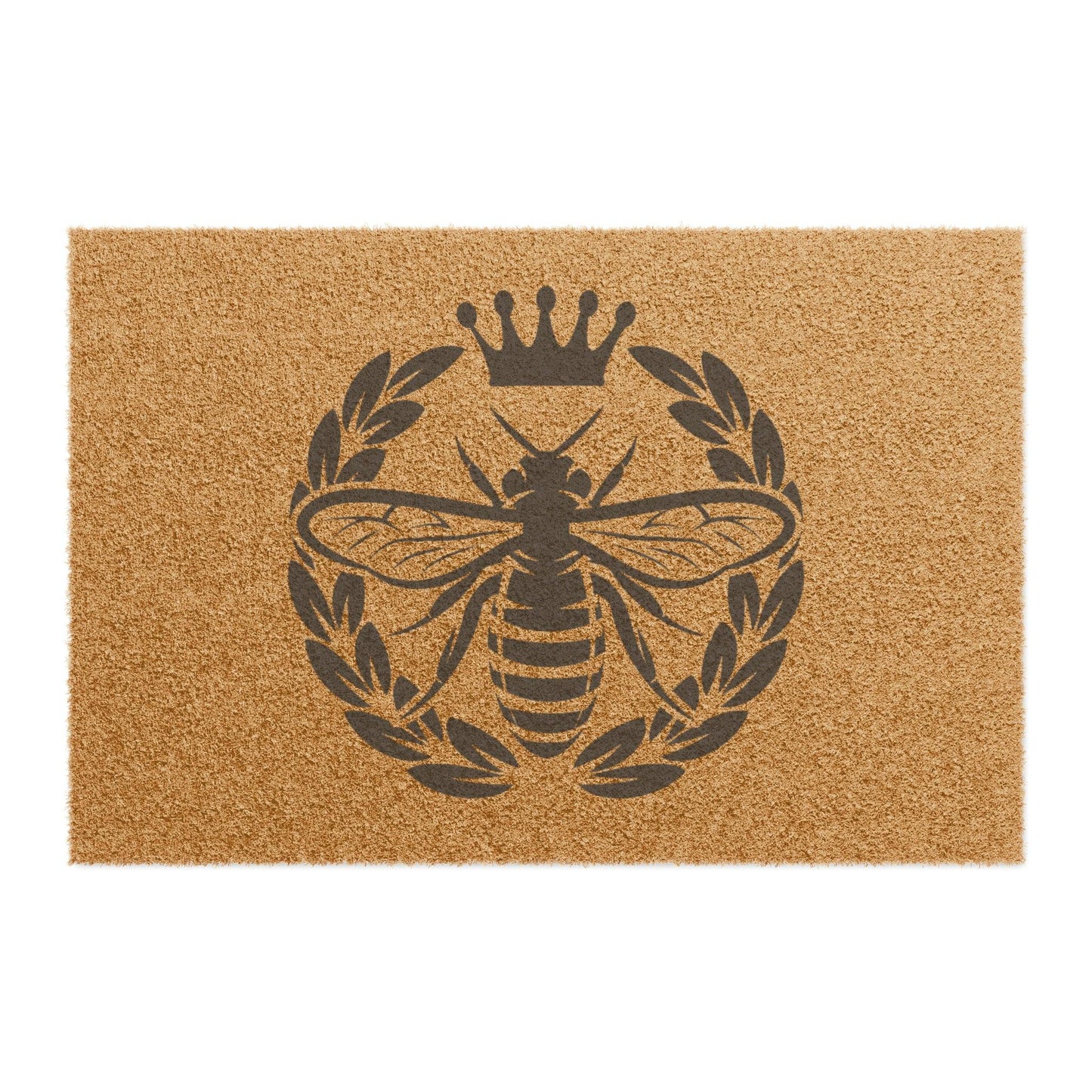 Queen Bee Coronation Coir Doormat - GroveWisdom