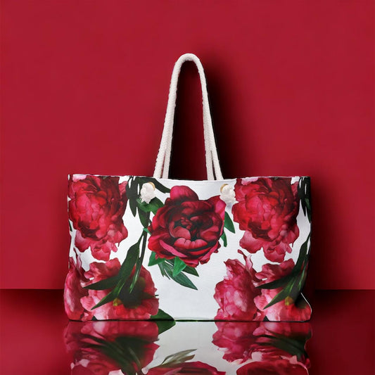 Red Roses Too Day Bag - GroveWisdom