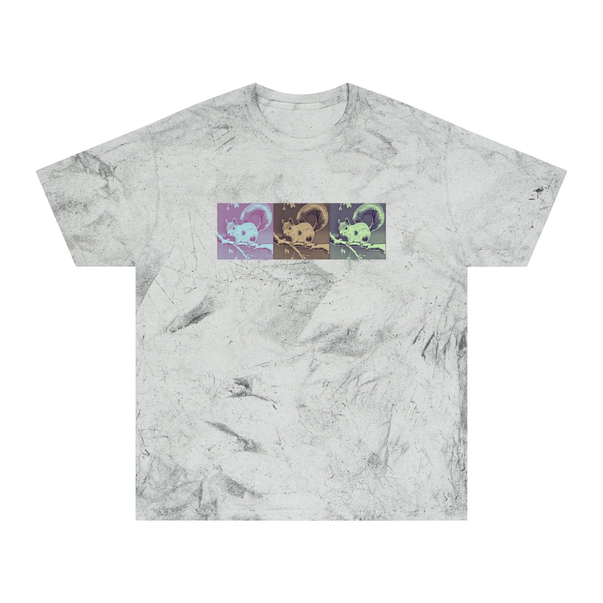 Rockstar Squirrel Unisex Color Blast T-Shirt - GroveWisdom