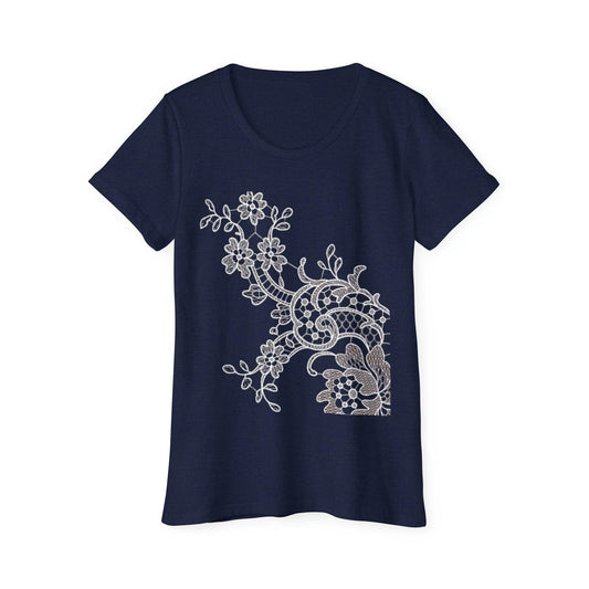 Rose Lace Organic Tee - GroveWisdom