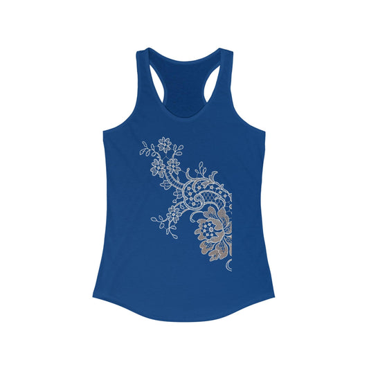 Rose Lace Racerback Tank - GroveWisdom