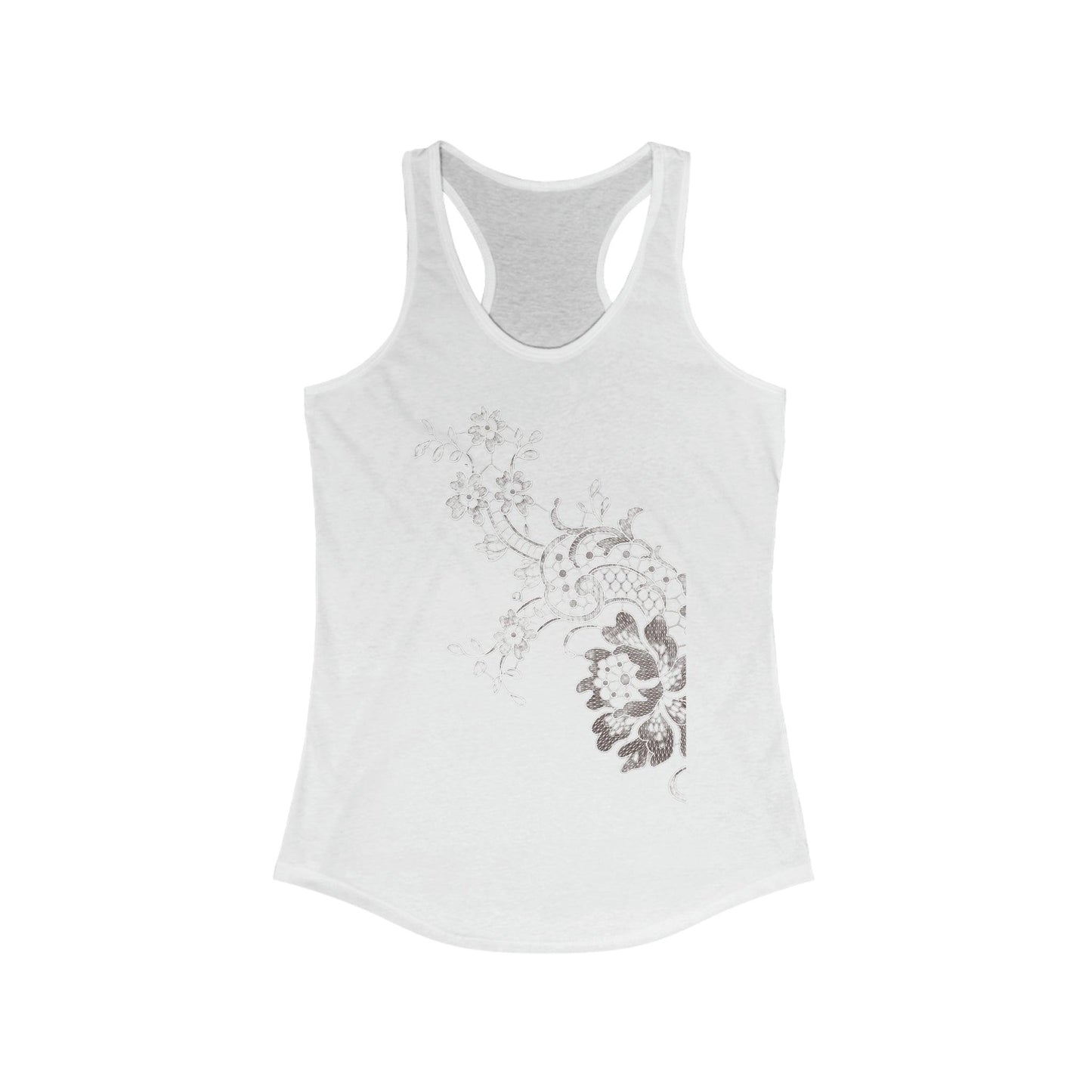 Rose Lace Racerback Tank - GroveWisdom