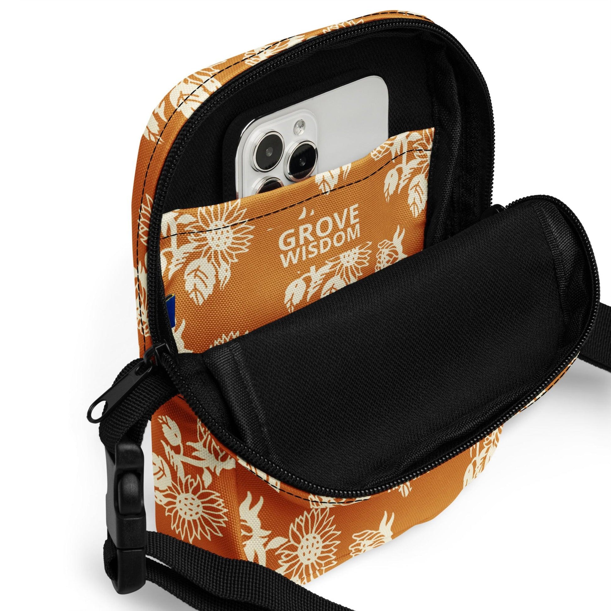 Sunflower Utility Crossbody Bag - GroveWisdom