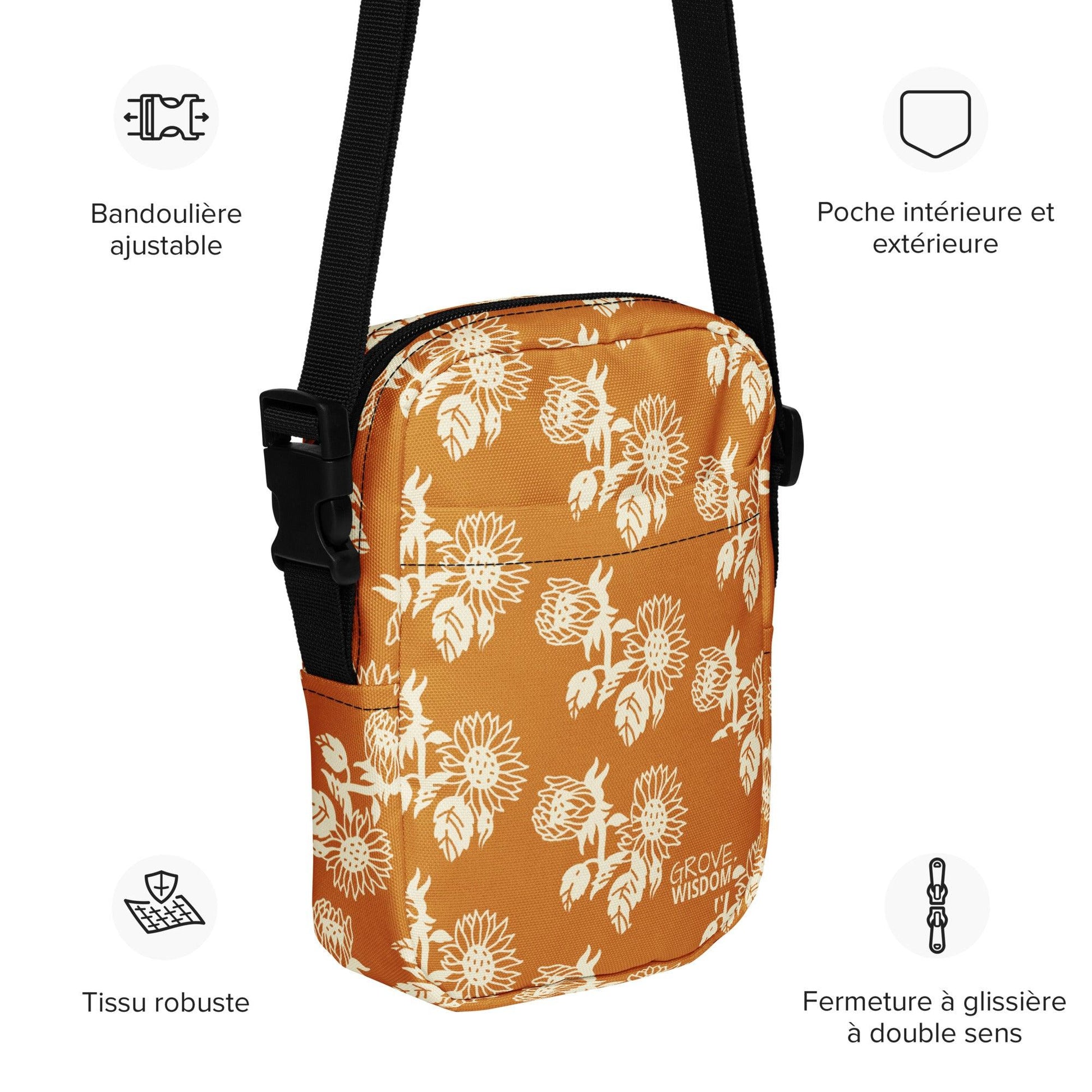 Sunflower Utility Crossbody Bag - GroveWisdom