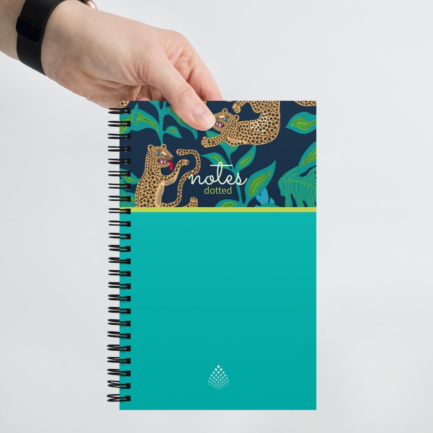 Tiger Color Block Spiral notebook - GroveWisdom