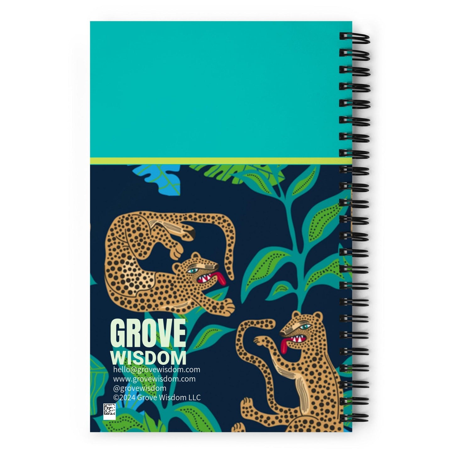 Tiger Color Block Spiral notebook - GroveWisdom