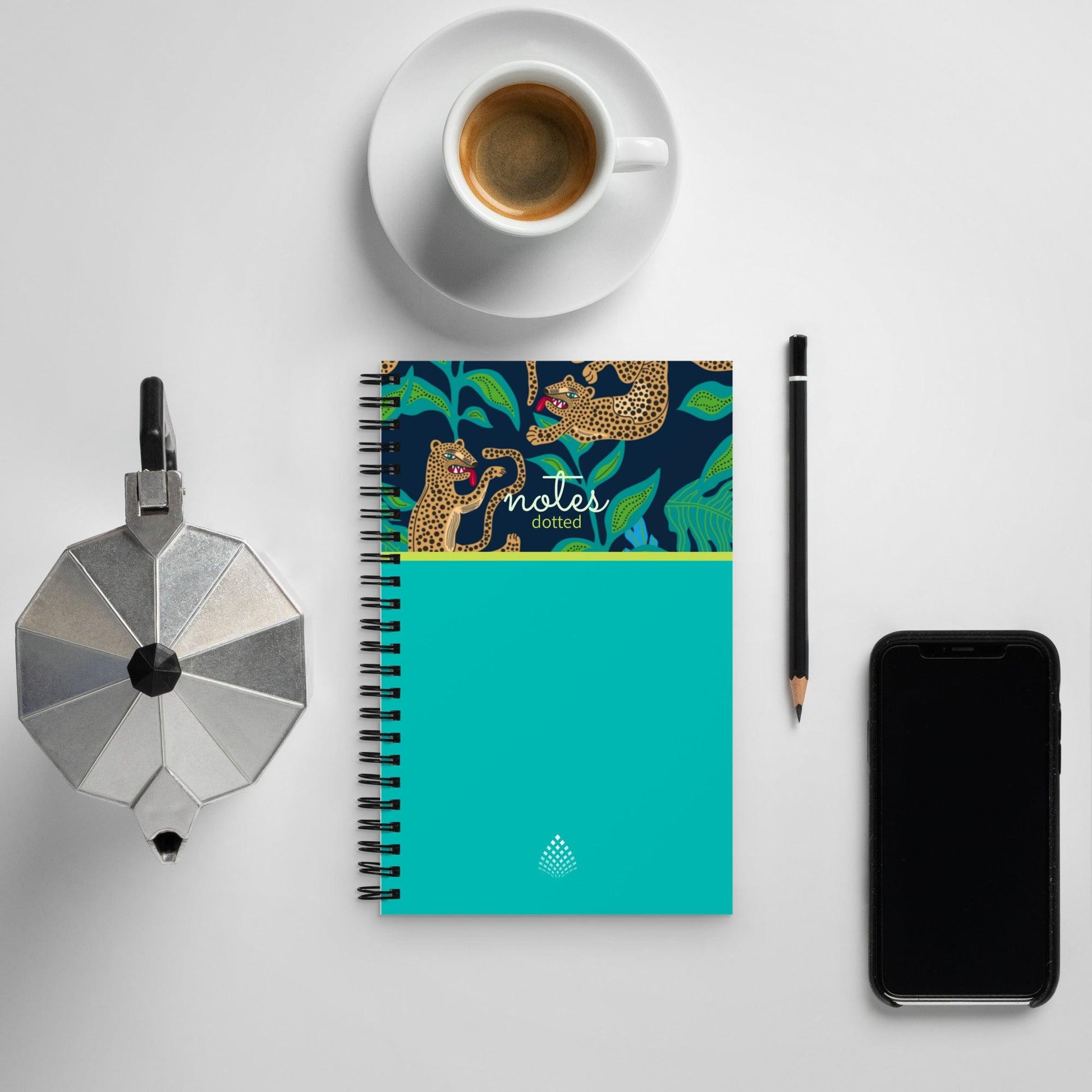 Tiger Color Block Spiral notebook - GroveWisdom