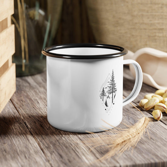 To the Woods Enamel Camp Cup - GroveWisdom