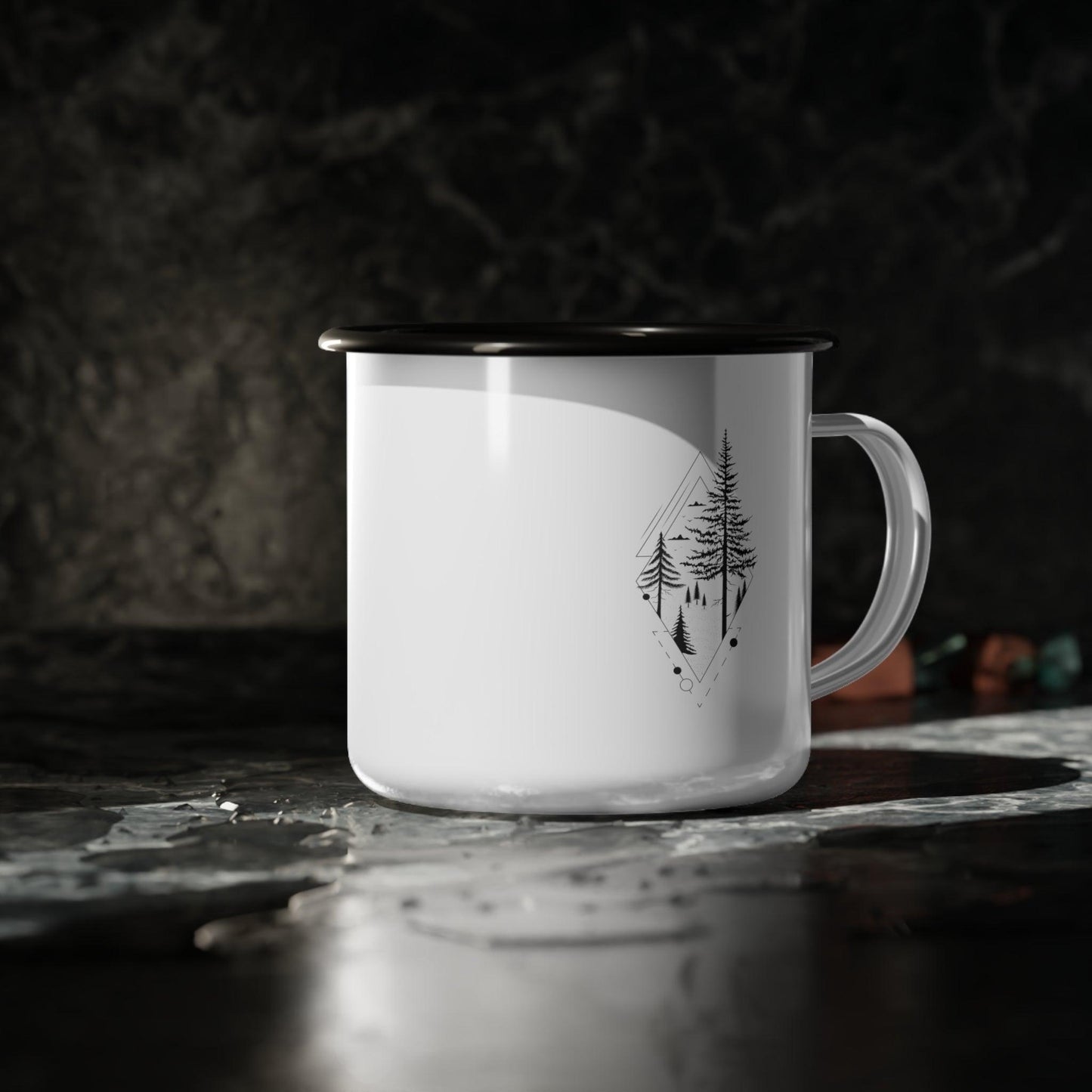 To the Woods Enamel Camp Cup - GroveWisdom