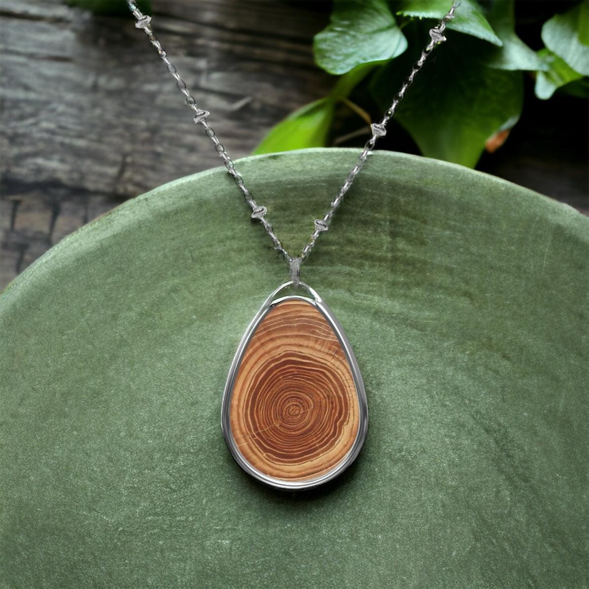 Tree Rings Necklace - GroveWisdom