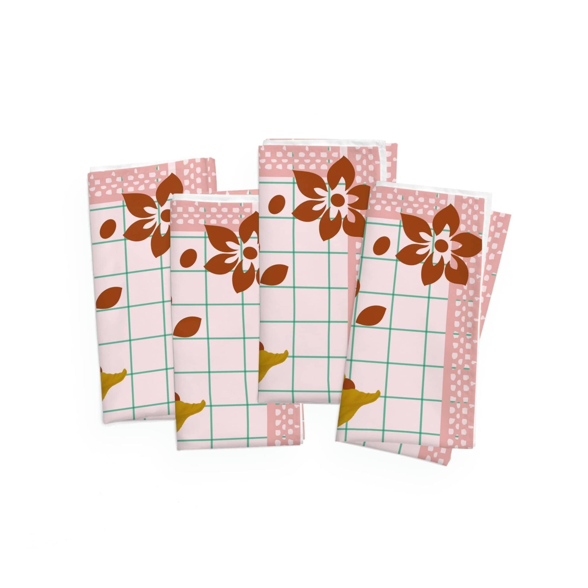 Tulip Cloth Napkins, set of 4 - GroveWisdom