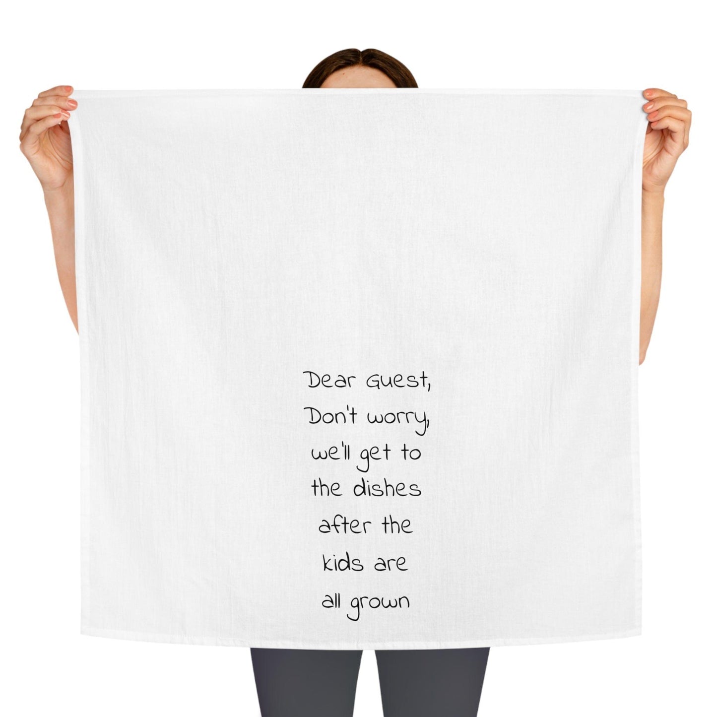 We'll Get to the Dishes Tea Towel - GroveWisdom