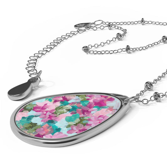 Wildflower Oval Necklace - GroveWisdom