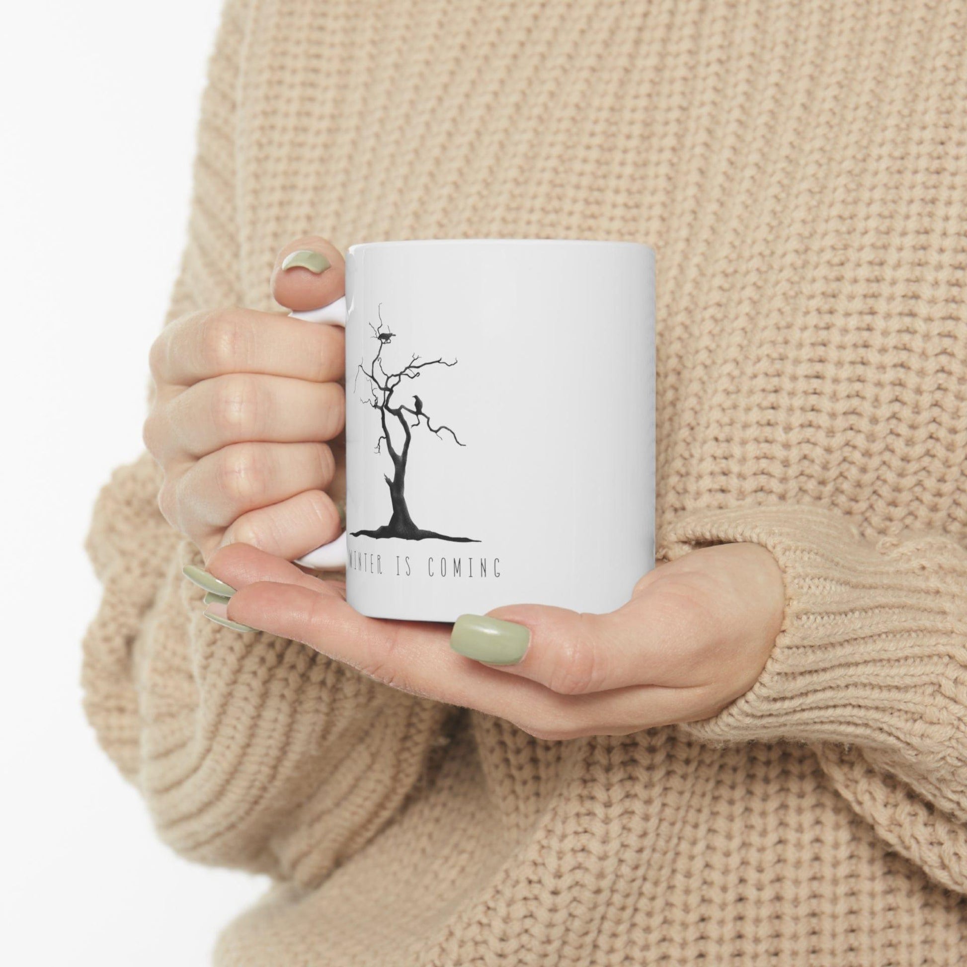 Winter is Coming Ceramic Mug 11oz - GroveWisdom